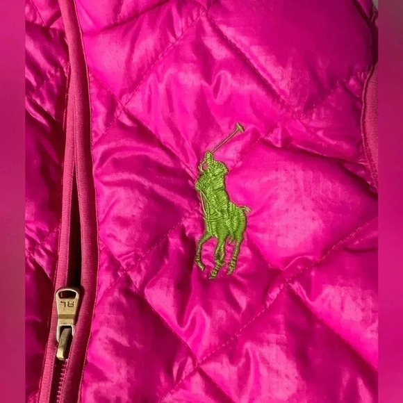 Vintage Polo Ralph Lauren Pink Vest Girl’s Sz 6 - Picture 5 of 5